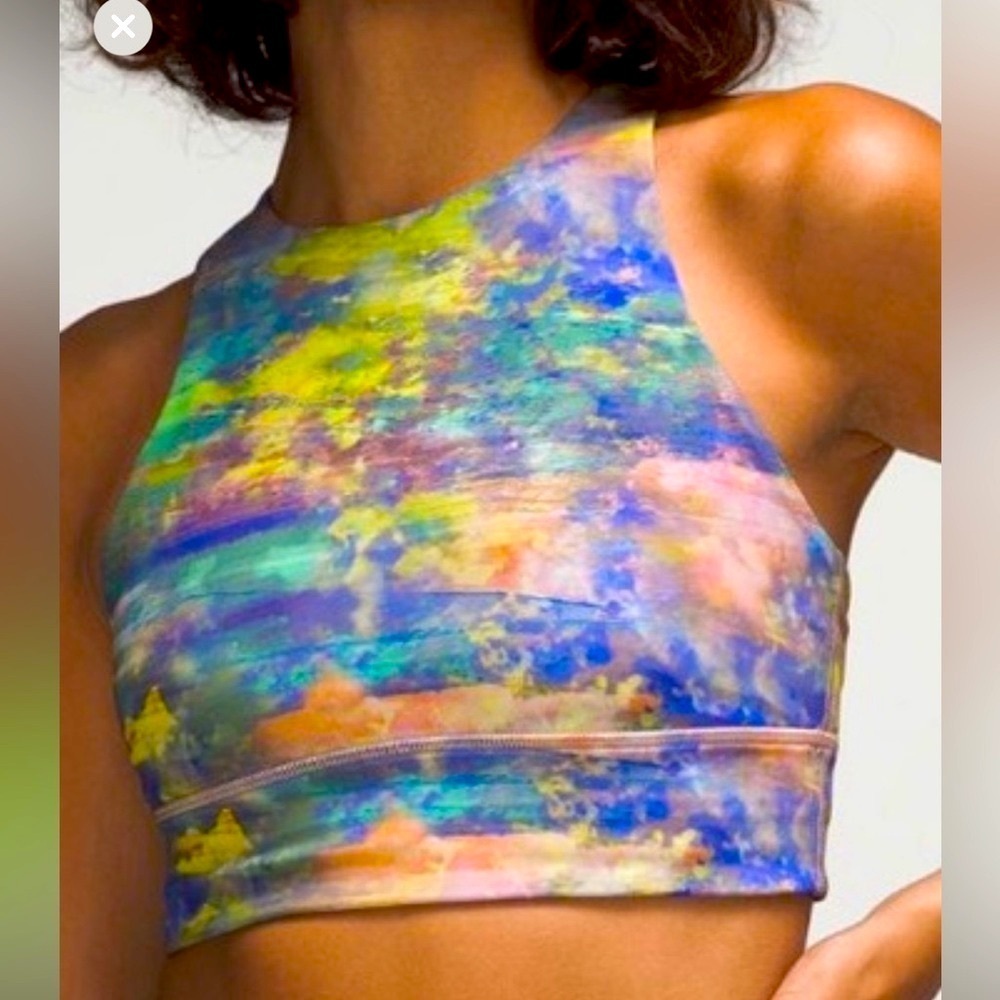 LULULEMON ENERGY BRACHIGH NECK LONGLINE TOUGH NWT SIZE 4